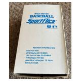 1987 Sportflics 36 Pack Baseball Card Box