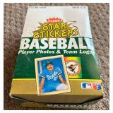 1984 Fleer Star Stickers 36 Pack Baseball Card Box
