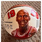 Michael Jordan Limited Edition Career Stats Mini Basketball, only 23,000 made, by Bradford Exchange