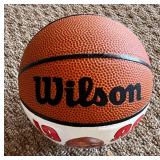 Michael Jordan Limited Edition Career Stats Mini Basketball, only 23,000 made, by Bradford Exchange