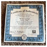 Michael Jordan Limited Edition Career Stats Mini Basketball, only 23,000 made, by Bradford Exchange