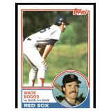 Wade Boggs RC 1983 Topps #498 Boston Red Sox Baseball Card