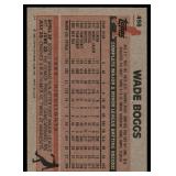 Wade Boggs RC 1983 Topps #498 Boston Red Sox Baseball Card