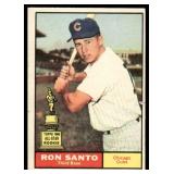Ron Santo RC 1961 Topps #35 Chicago Cubs Baseball Card
