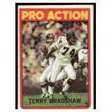 Terry Bradshaw 2nd Year 1972 Topps #120 Terry Bradshaw Football Card