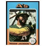 Reggie Jackson 1975 Topps #300 Oakland Athletics Baseball Card