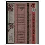 Rickey Henderson 2nd Year 1981 Topps #261 Oakland Athletics Baseball Card