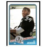 Bo Jackson RC 1988 Topps #327 Los Angeles Raiders Football Card
