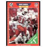 Barry Sanders RC 1989 Pro Set #494 Detroit Lions Football Card