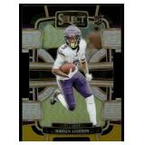 Jordan Addison RC Die Cut 2024 Panini Select Prizm #66 Minnesota Vikings Football Card