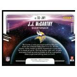 J.J. McCarthy RC 2024 Panini Certified Star Gazing #JMY Minnesota Vikings Football Card