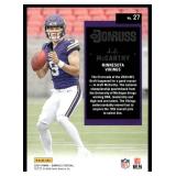 J.J. McCarthy RC 2024 Donruss #27 Minnesota Vikings Football Card
