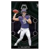 J.J. McCarthy RC 2024 Panini Mosaic #310 Minnesota Vikings Football Card