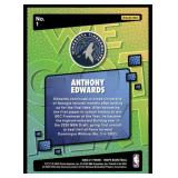 Anthony Edwards RC 2020 NBA Hoops We Got Next #1 Minnesota Timberwolves Basketball Card