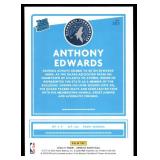 Anthony Edwards RC 2020 Donruss Rated Rookie #201 Minnesota Timberwolves Basketball Card