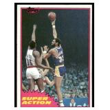 Kareem Abdul-Jabbar 1981 Topps #20 Los Angeles Lakers Basketball Card