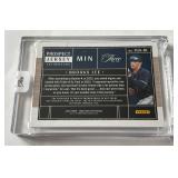 Brooks Lee /10 RPA RC - Jumbo Relic Numbered 04/10 RARE! - 2024 Three and Two Prospect Jersey Autographs #PJA-LB, Minnesota Twins Baseball Card