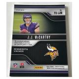 JJ. McCarthy RC Relic Prizm 2024 Premier Jerseys #PJ-JJM Rookie Minnesota Vikings Football Card