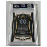 Anthony Edwards Silver Prizm RC PSA 9 Mint 2020 Select #169 Minnesota Timberwolves Rookie Basketball Card