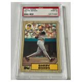 Barry Bonds RC PSA 9 Mint 1987 Topps #320 Rookie Baseball Card