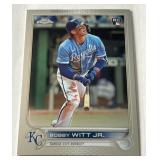 Bobby Witt Jr. RC 2022 Topps Chrome #6 Kansas City Royals Baseball Card