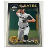 Paul Skenes RC 2024 Topps Chrome Update #USC88 Pittsburgh Pirates Baseball Card