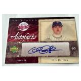 Glenn Perkins Auto 2007 MLB Artifacts Autofacts #AU-GP Signed Minnesota Twins Baseball Card