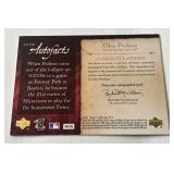 Glenn Perkins Auto 2007 MLB Artifacts Autofacts #AU-GP Signed Minnesota Twins Baseball Card