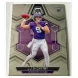 J.J. McCarthy RC 2024 Panini Mosaic #310 Minnesota Vikings Football Card