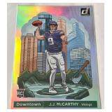 J.J. McCarthy Jumbo Downtown RC 2024 Donruss #11 Rookie Minnesota Vikings Football Card