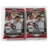 2024 Bowman Baseball 2-Pack Card Lot