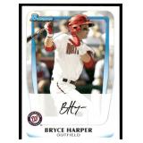 Bryce Harper RC 2011 Bowman Prospects #BP1 Washington Nationals Baseball Card
