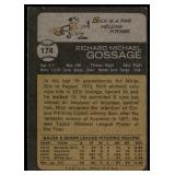 Rich Gossage RC 1973 Topps #174 Chicago White Sox Baseball Card