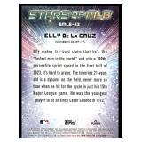 Elly De La Cruz RC 2024 Topps Stars of MLB #SMLB-23 Cincinnati Reds Baseball Card