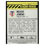Walker Jenkins RC Insert 2024 Bowman Chrome Draft Plasma Power #PP-14 Minnesota Twins Baseball Card