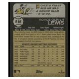 Royce Lewis RC 2022 Topps Heritage Purple Refractor #515 Minnesota Twins Baseball Card