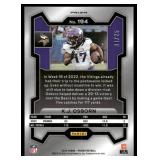 K.J. Osborn Numbered /25 2023 Panini Prizm Blue Shimmer #194 Minnesota Vikings Football Card