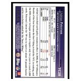 Adrian Peterson Numbered /649 2009 Topps Chrome Gold Bowman Chrome White Refractors #TC28 Minnesota Vikings Football Card