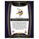Justin Jefferson RC 2020 Panini Select #261 Minnesota Vikings Football Card