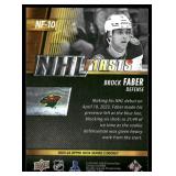 Brock Faber RC 2023 Upper Deck NHL Firsts #NF-10 Minnesota Wild Hockey Card