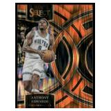 Anthony Edwards Orange Shimmer 2023 Panini Select #164 Minnesota Timberwolves Basketball Card