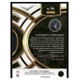Anthony Edwards Orange Shimmer 2023 Panini Select #164 Minnesota Timberwolves Basketball Card