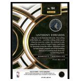 Anthony Edwards Blue Cracked Ice Prizm 2023 Panini Select #164 Minnesota Timberwolves Basketball Card