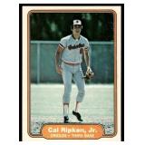 Cal Ripken Jr. RC 1982 Fleer #176 Vintage Rookie Baseball Card