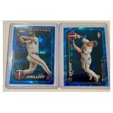 2-Card minnesota Twins 2024 Topps Chrome Sapphire Lot Max Kepler and Alex Kirilloff