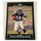 Adrian Peterson RC 2007 Topps #301 Minnesota Vikings Football Card