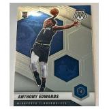 Anthony Edwards RC 2020 Panini Mosaic #201 Minnesota Timberwolves Basketball Card