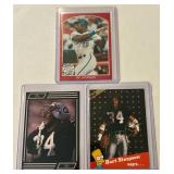 Bo Jackson 3 Card Promo Football Baseball Lot