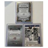 3-Card Autograph Baseball Lot - Meneses, Vilade, Urbina /150