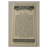 1938 Boxing Personalities Len Harvey #18 Churchman